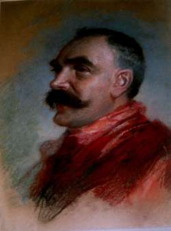 Portret Wojciecha Piechowskiego w wieku 59 lat pędzla Romana Szwojnickiego